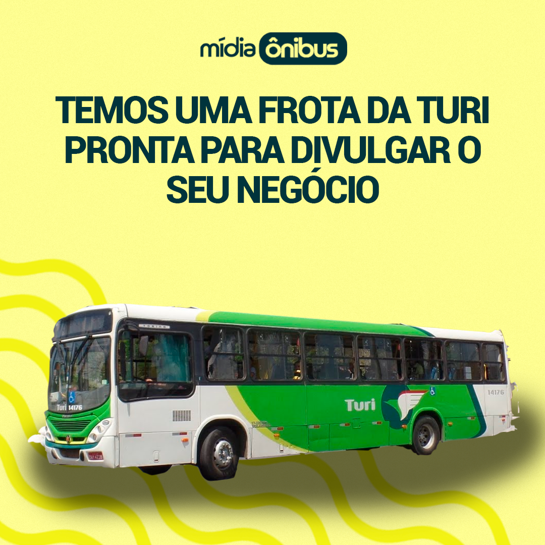 Temos uma frota da Turi pronta para divulgar o seu negócio