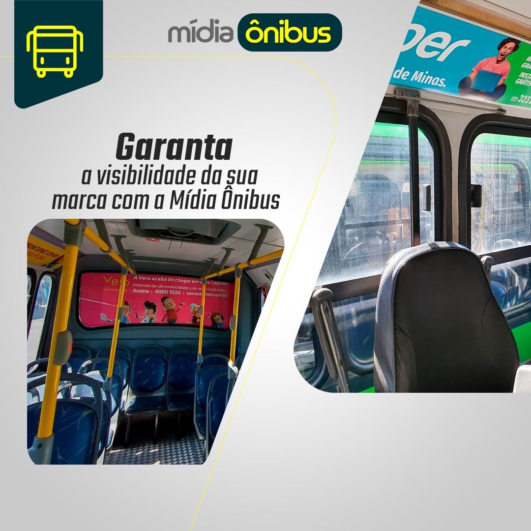 Garanta a visibilidade da sua marca com a Mídia Ônibus