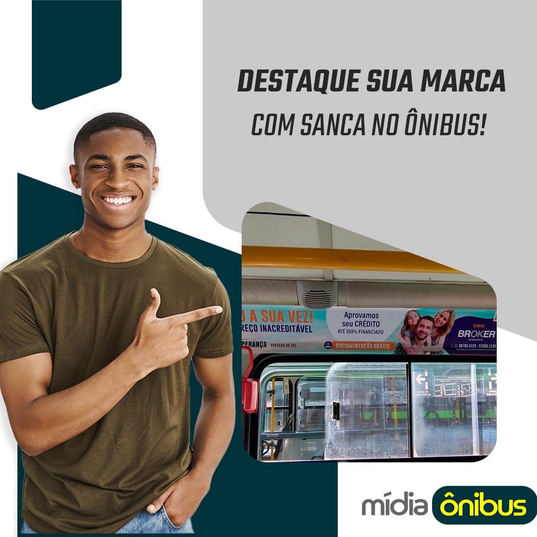 Destaque sua marca com Sanca no ônibus