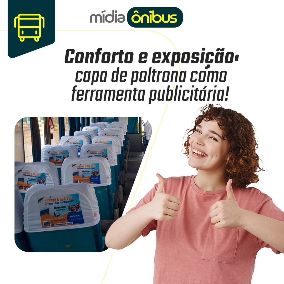 Conforto e exposição, capa de poltrona como ferramenta publicitária