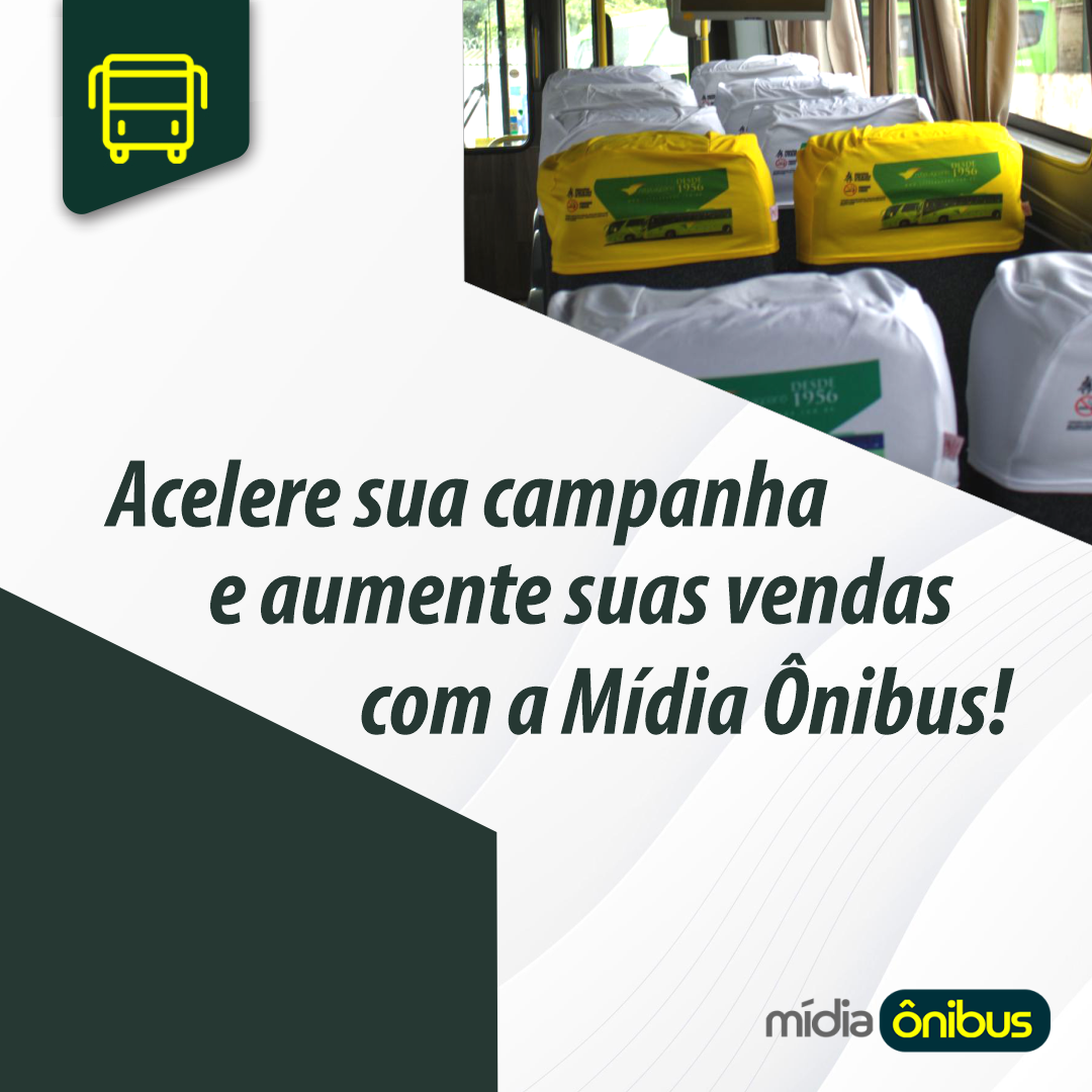 Acelere sua campanha e aumente suas vendas com a Mídia Ônibus