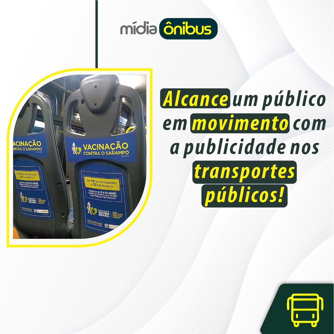 Alcance um público em movimento com a publicidade nos transportes públicos!