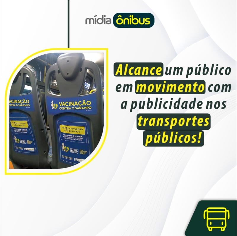 Alcance um público em movimento com a publicidade nos transportes públicos!
