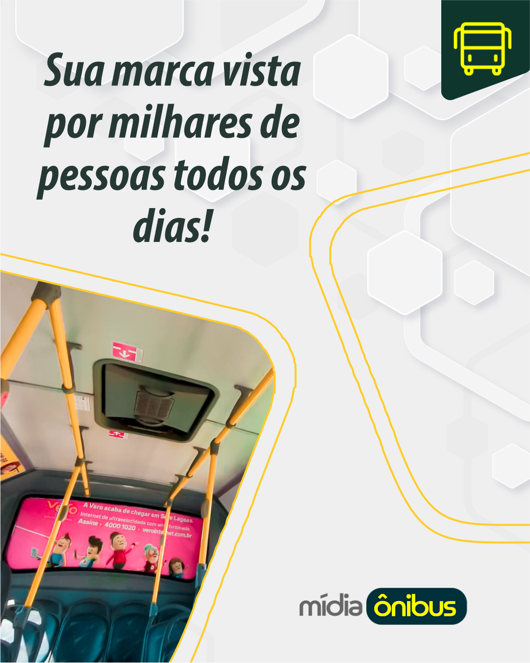 Sua marca vista por milhares de pessoas todos os dias!