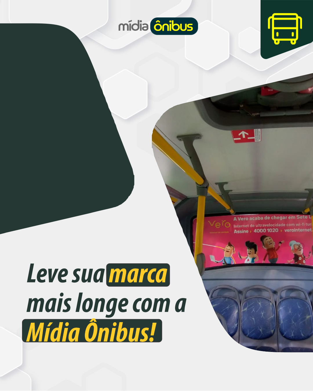 Leve sua marca mais longe com a Mídia Ônibus!