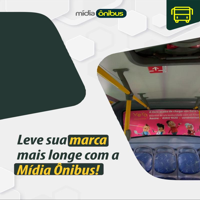 Leve sua marca mais longe com a Mídia Ônibus!