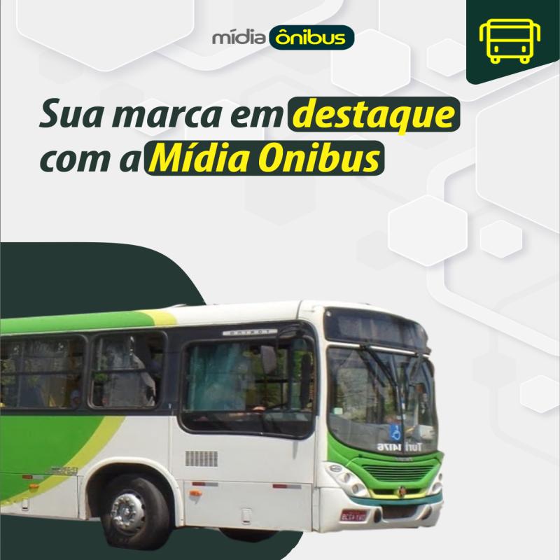 Sua marca em destaque com a Mídia Ônibus