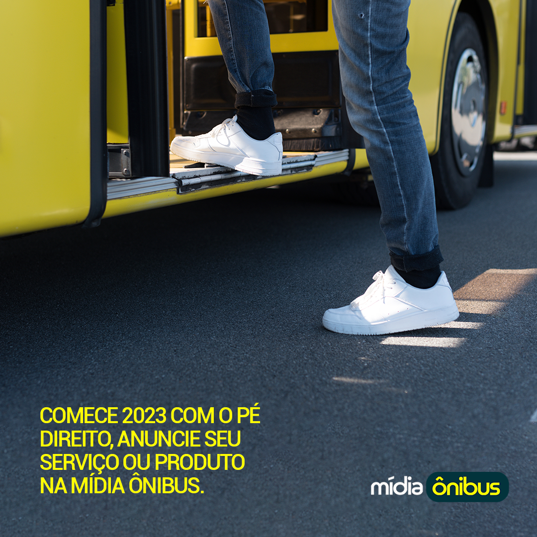 Comece 2023 com o pé direito, anuncie seu serviço ou produto na mídia ônibus