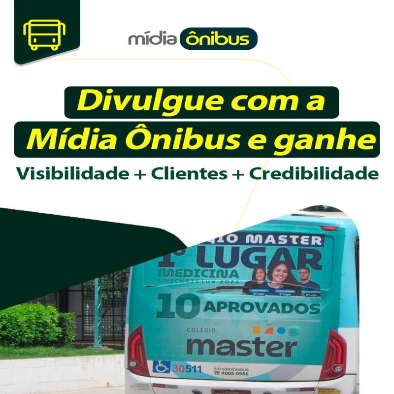 Divulgue com a mídia ônibus!