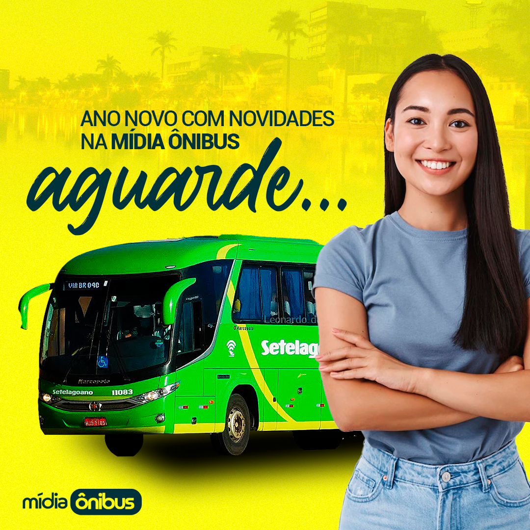 Ano novo com novidades na mídia ônibus, aguarde...