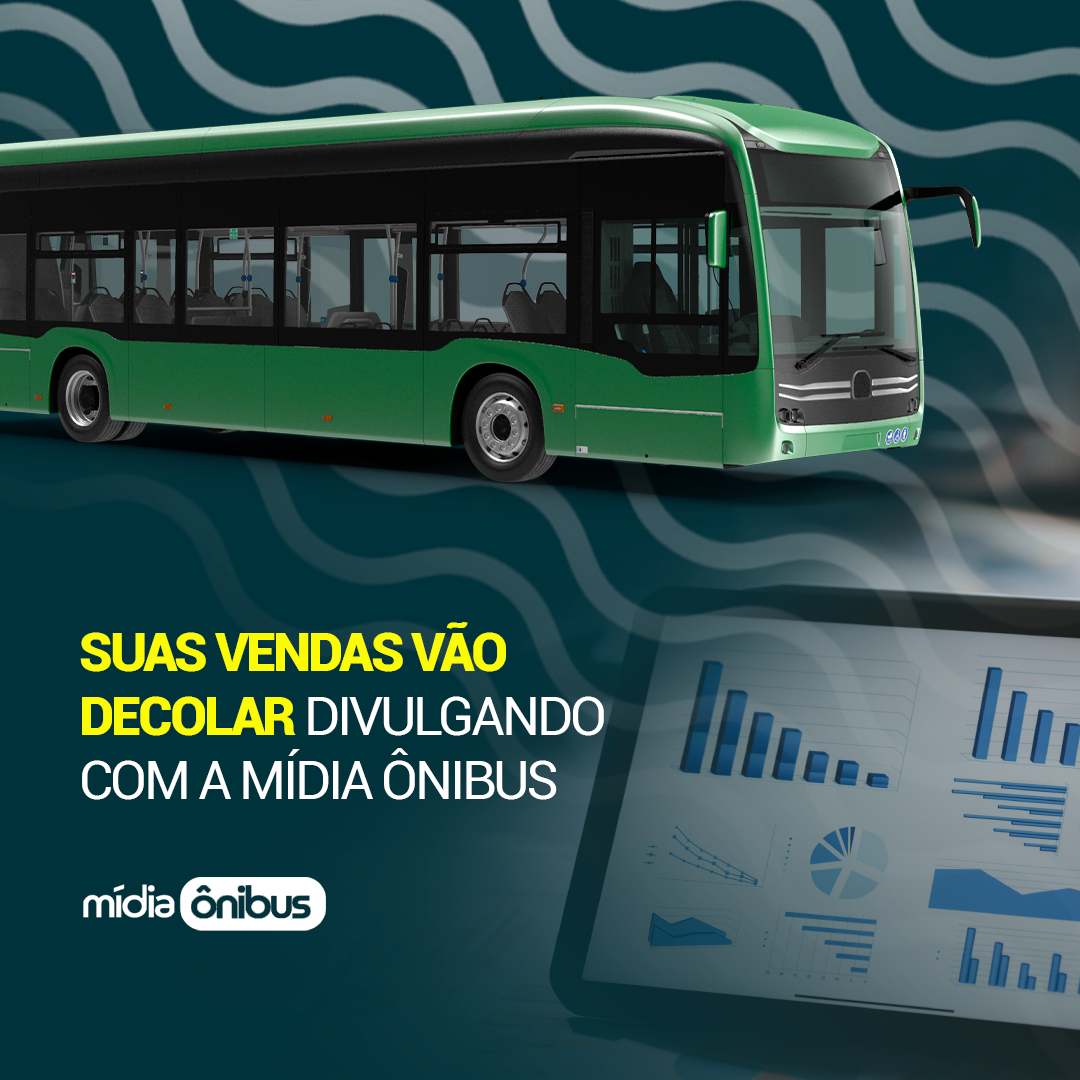 Suas vendas vão decolar divulgando com a mídia ônibus